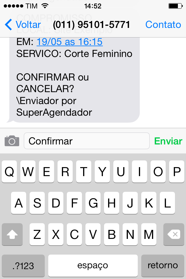 Captura de Tela do Celular